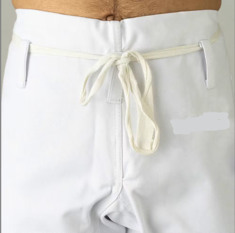 Gi pants drawstring closure